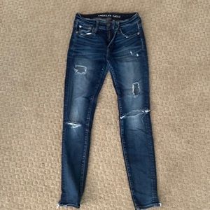 American Eagle super stretch jeans 0 regular